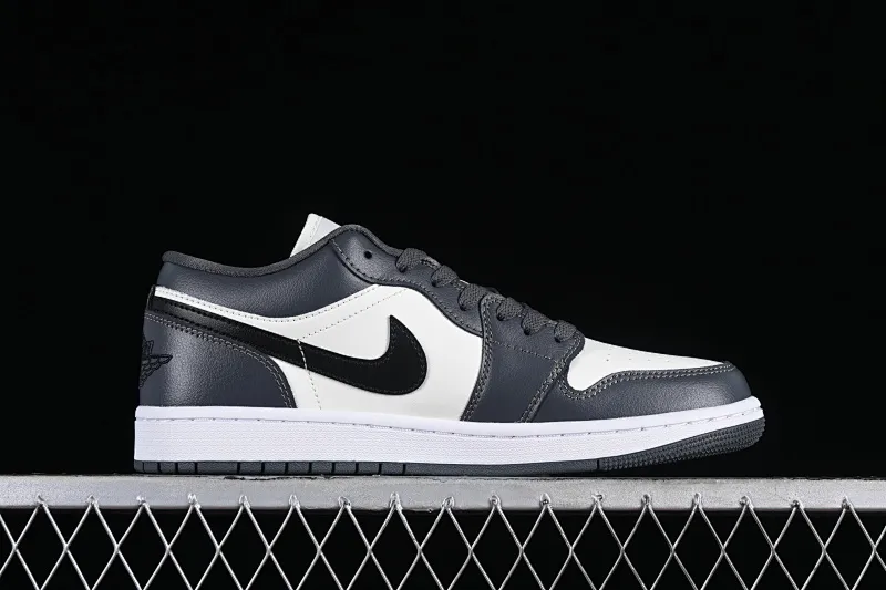 All categories Air Jordan Jordan series basketball shoes Air Jordan 1 Low G version pure original Air Jordan 1 Low "Dark Grey" AJ1 Joe 1 dark gray white low-top cultural casual sneakers DC0774-102